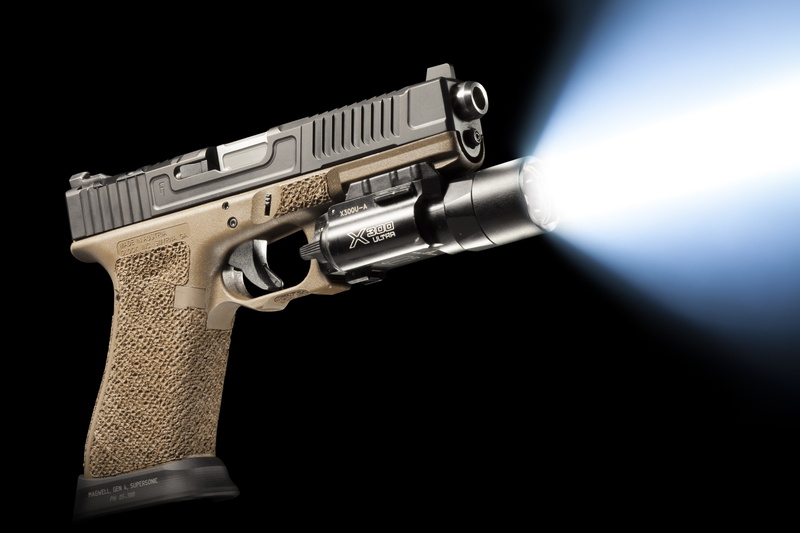Glock 17, light, self-loading, flashlight, gun, 5K