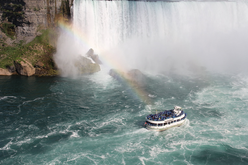 waterfall, tourism, attraction, motion, transportation, white, niagara, mist, long exposure, destination, waterfront, mode of transportation, ontario, scenics - nature