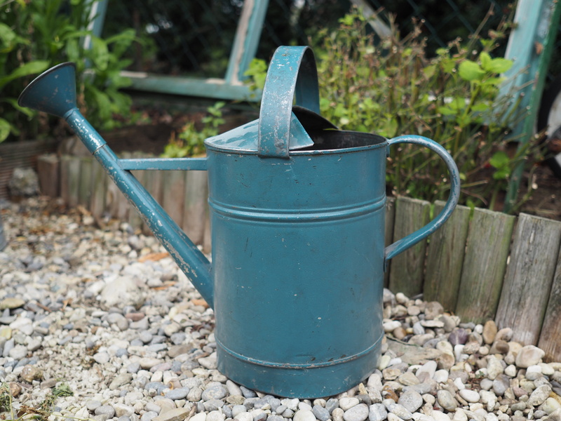 day, decoration, 4K, work tool, still life, watering can, casting, bucket, gardening equipment, gardening, can, garden, pot, nature, gartendeko, growth