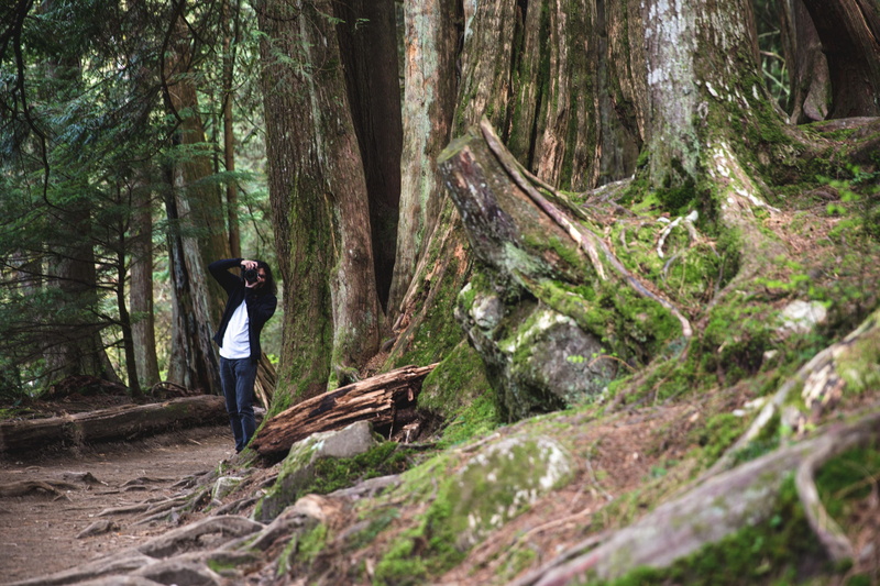 woods, outdoors, trunk, tree, tourism, adventure, tree trunk, landscape, hiking, leisure activity, real people, land, young adult, photographer, professional