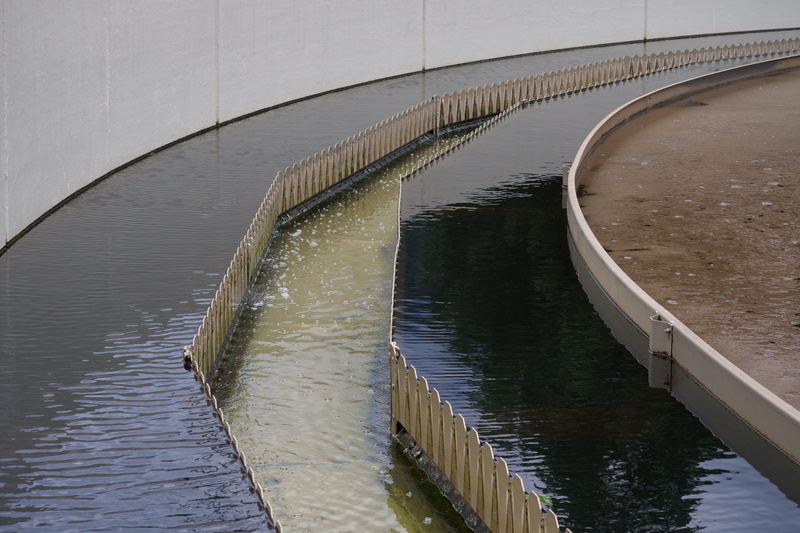 plant, sky, waterfront, architecture, bridge - man made structure, built structure, curve, outdoors, connection, footpath, sewage treatment plant, no people