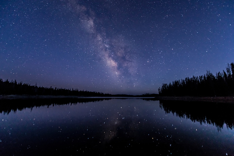 dark, space, space and astronomy, non-urban scene, water, star field, tranquility, outdoors, milky way, hd, 4k, 5k, star, reflection, no people, nature