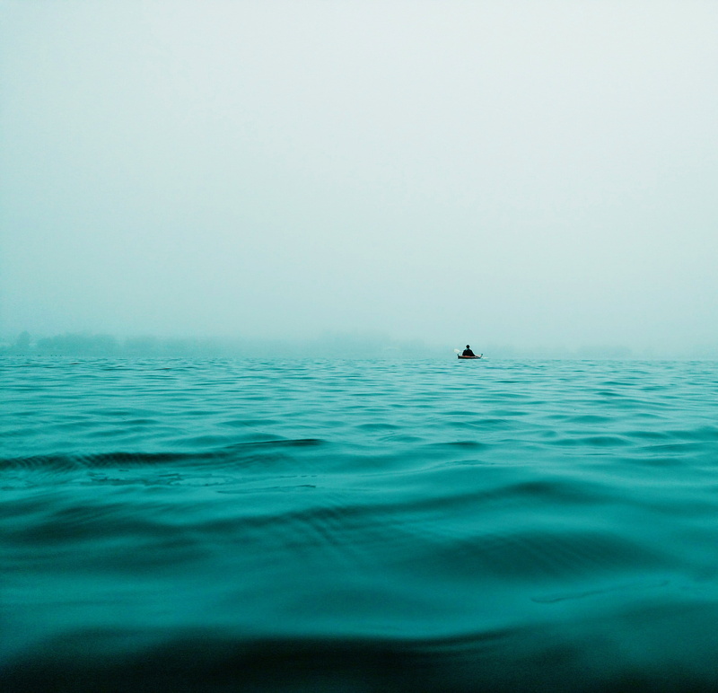 background, one animal, person, swimming, sea, no people, water Surface, ocean, boat, summer, sky, nautical vessel, blue, scenics - nature, one person