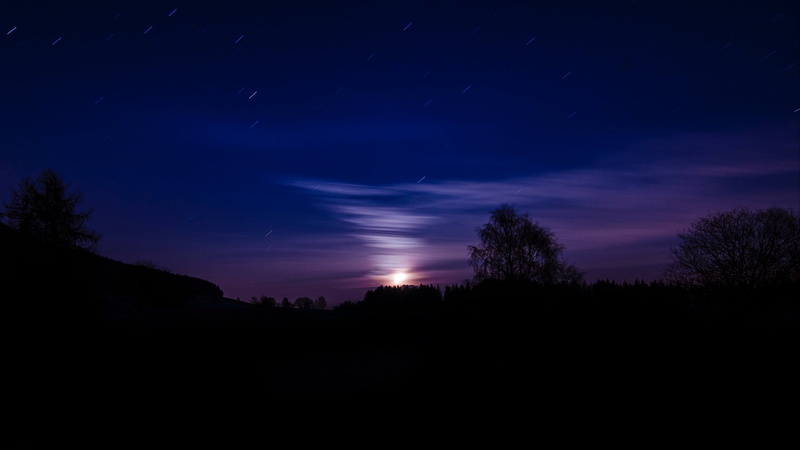 dark, Moonset, landscape, 1080P, night