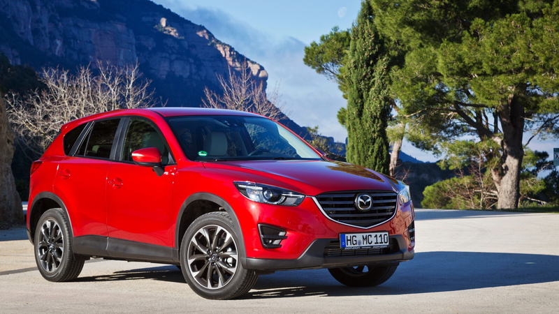 red, Mazda, 4K, CX-5, KE, hd, cx, 2015, suv, cars