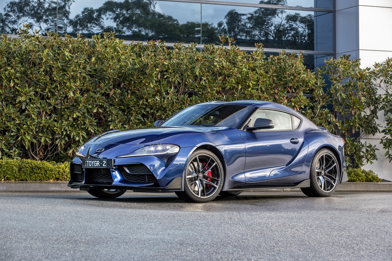 Toyota, Car, Blue Car, Sport Car, 2K, Toyota GR Supra
