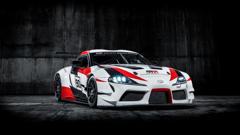 1080P, White Car, Sport Car, Concept Car, Race Car, Toyota GR Supra, Toyota, Car