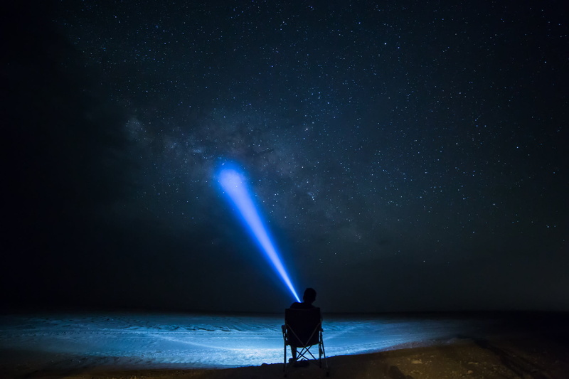 black Color, space, light beam, water, standing, galaxy, one person, people, dark, star field, backgrounds, night, nebula, nature, star, star - Space, watching