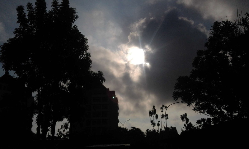 sunset, outdoors, no people, architecture, scenics - nature, indonesian, low angle view, sun beam, cloud - sky, growth, evening moon, aviator sunglasses