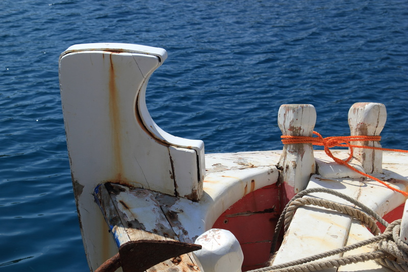 moored, sea, rusty, high angle view, day, no people, harbor, nature, stern, transportation, boat, mode of transportation, albania, 5K, wheel, rope, metal