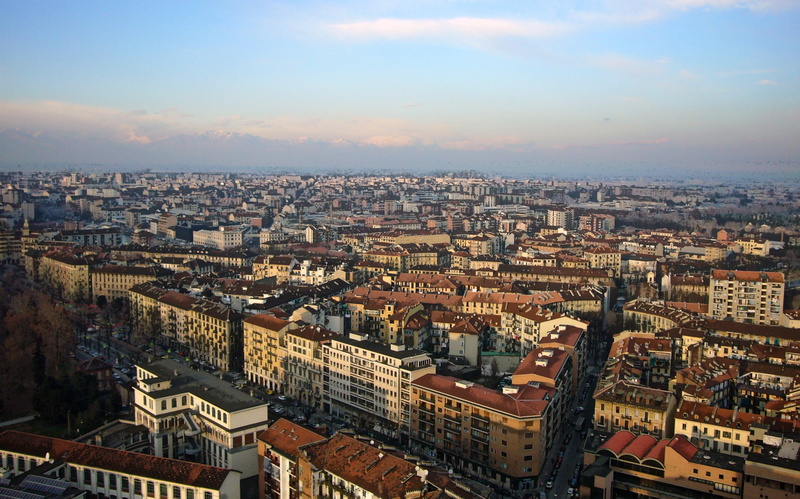 urban Scene, sky, city life, crowded, italy, crowd, high angle view, blue, built structure, city, aerial View, architecture, residential district, florence - Italy