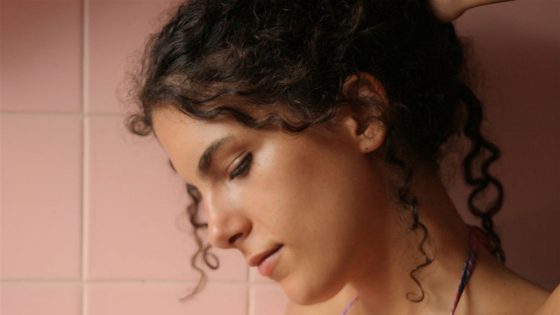 contemplation, 1080P, girl, portrait, look, hairstyle, s, adult, beautiful woman, beauty, indoors, brown hair, curly hair, face, human body part, close-up