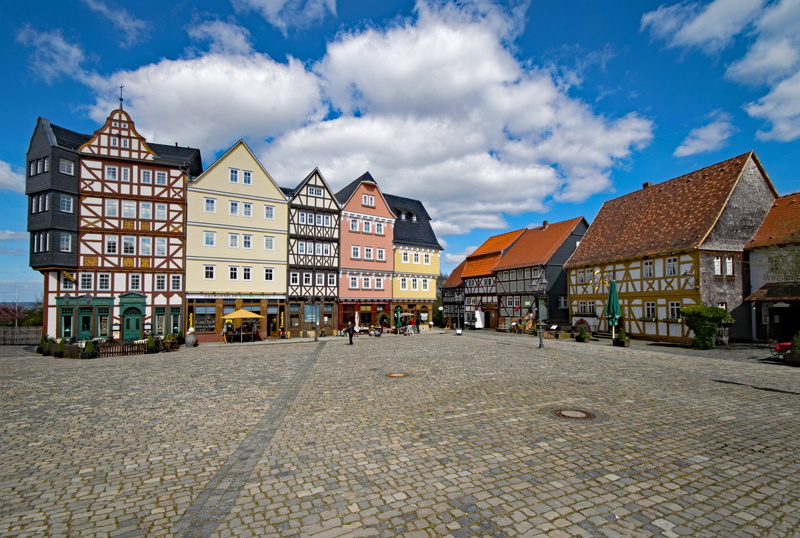 town, no people, fachwerkhaus, day, building, Germany, sky, city, Neu-Anspach, cloud - sky, nature, building exterior, old town, taunus, architecture, house