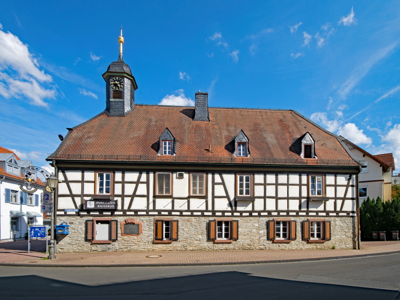 building, 4K, historic center, city, kelkheim, street, nature, blue, built structure, day, sunlight, facade, residential district, hesse, building exterior