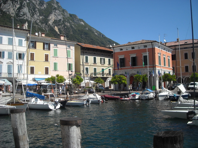 no people, port, nature, riva del garda, nautical vessel, mountain, sailing boats, transportation, mountains, building, day, architecture, 2K, water, building exterior