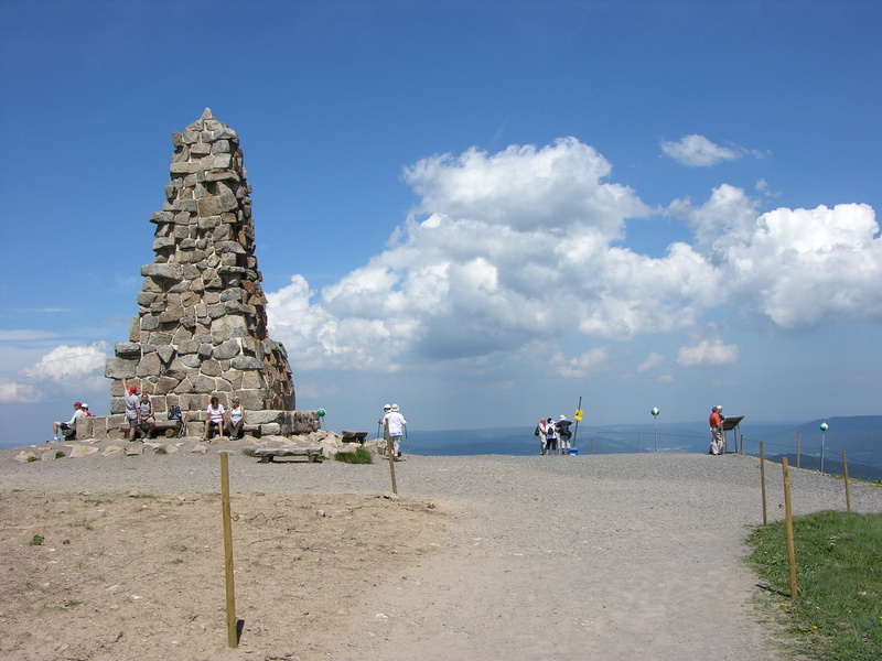 feldberg in the black forest, scenics - nature, group of people, day, sand, cloud - sky, tranquility, nature, solid, real people, water, land, sky, built structure