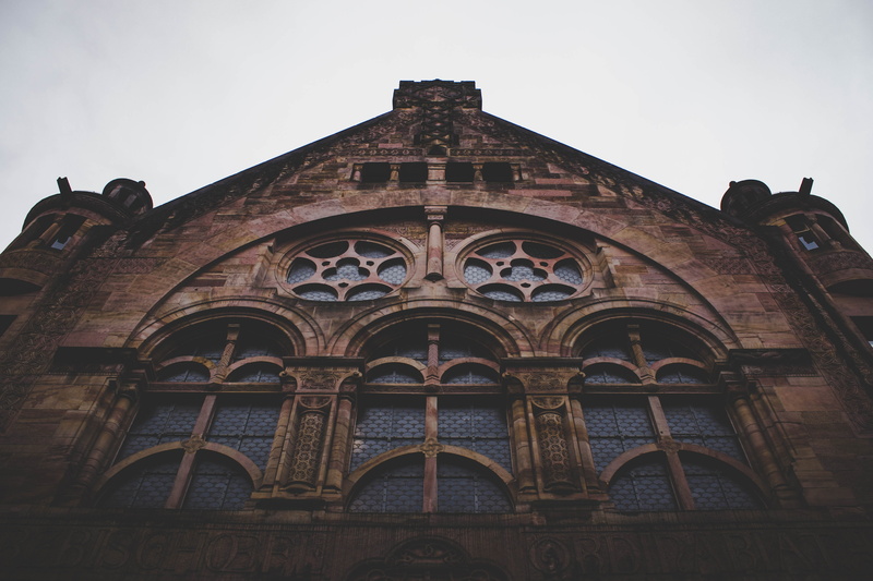 arch, germany, day, building, clear sky, architektur, religion, spirituality, belief, gothic style, freiburg, urban photograaphy, no people, building exterior