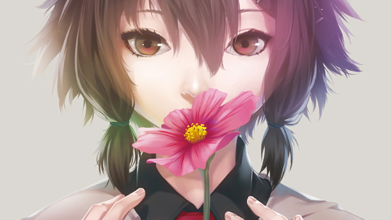 closeup, 1080P, flowers, anime, soft shading, Final Fantasy XIV, anime girls