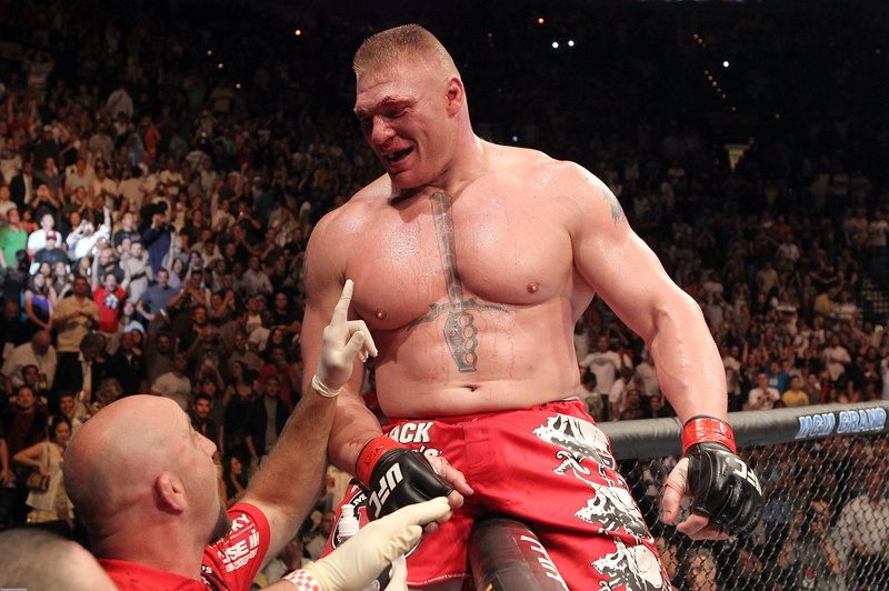 brock, 4K, fighting, mma, ufc, lesner, martial