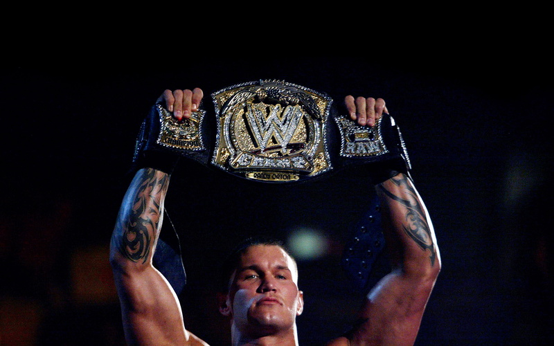 randy, orton, sport, arms raised, winning, mature men, mature adult, men, portrait, competition, 4K, indoors, one person, adult, sportsman, holding, wwe