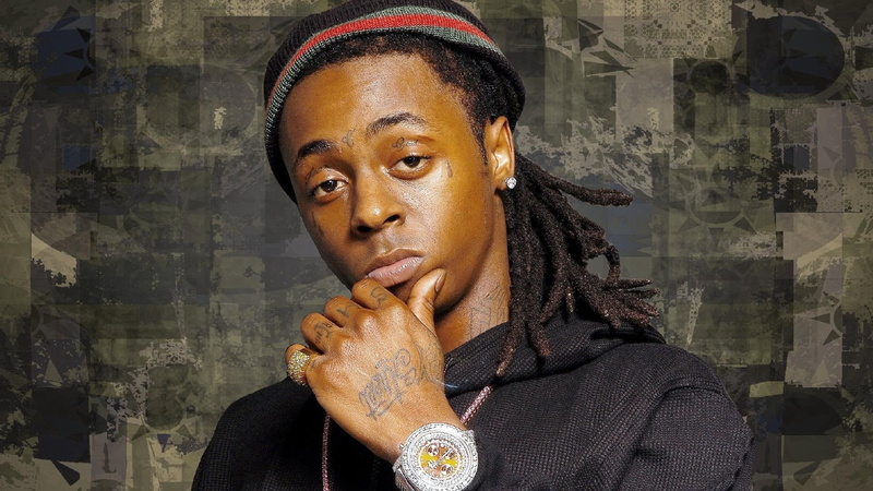 Lil wayne, headshot, Tattoo, front view, Watches, young women, young adult, hairstyle, lifestyles, Rapper, architecture, 1080P, contemplation, indoors