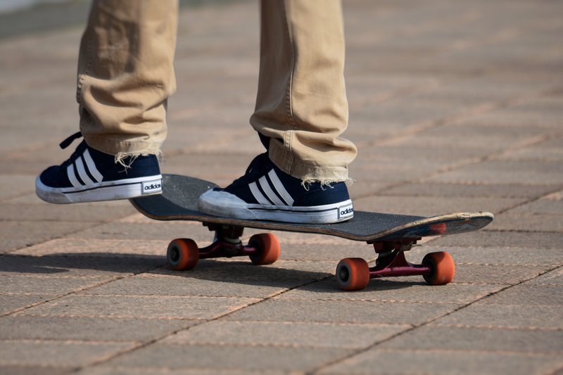 one person, real people, people, sports, human limb, sports equipment, adidas, leisure, sneakers, day, landscape, my adidas, effort, hip ・ hop, men, fun