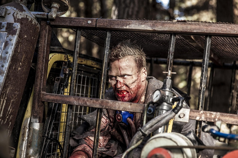 adult, real people, aggression, mouth open, men, 1080P, mature adult, metal, anger, facial hair, wyrmwood road of the dead, portrait, one person, emotion