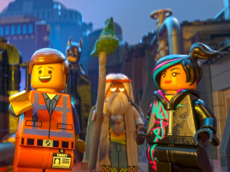 Movie, The Lego Movie, Vitruvius (Lego Movie), Emmet (The Lego Movie), Wyldstyle (The LEGO Movie), Lego, Batman, 720P