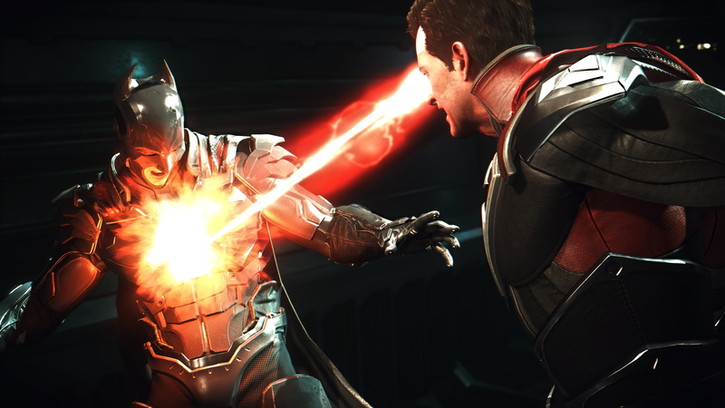 Injustice 2, game characters, 4K, Batman, Superman, DC Comics