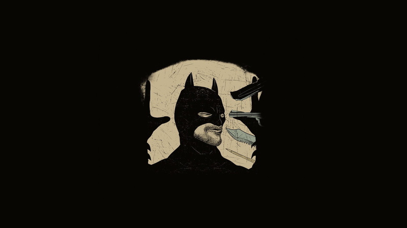 wayne, simplistic, batman, abstract, 1080P, simple, bruce