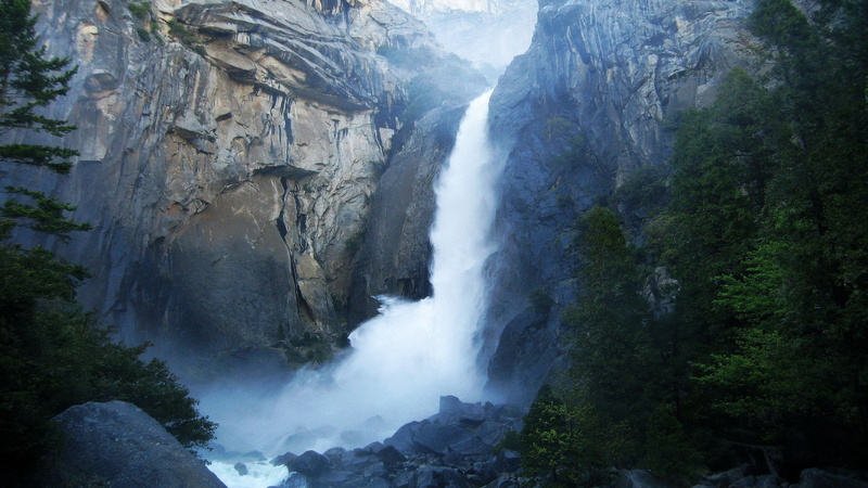 non-urban scene, water, 2K, plant, solid, power in nature, flowing water, waterfall, scenics - nature, rock, coolest pictures ever of nature 2560x1440