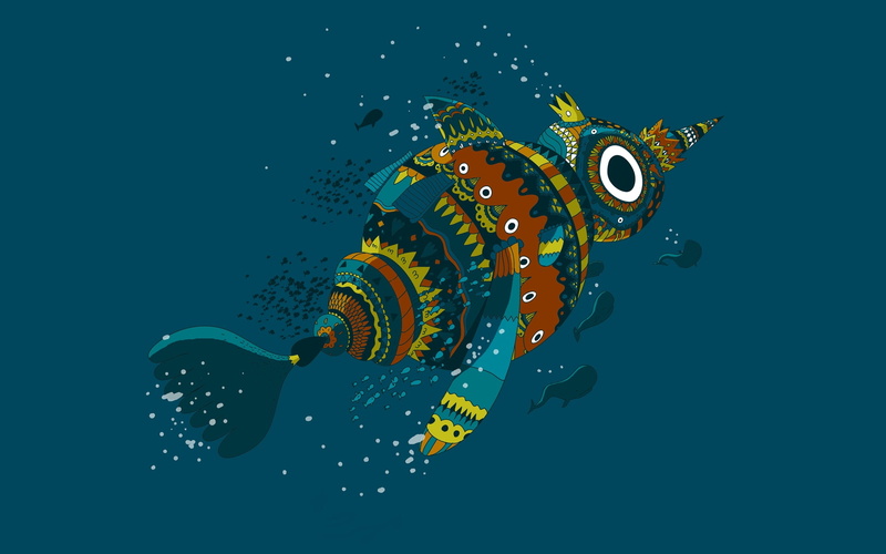 anyone, x, animals, hd, 1080P, king, one, fish, art
