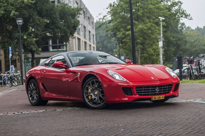gtb, ferrari, cars, fiorano, 1080P, rosso, 599, rouge, italia, red, coupe, supercars