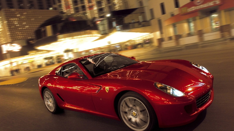 hd, Streets, gtb, vehicles, cars, 1080P, art, fiorano, ferrari 599 gtb fiorano, Ferrari, red
