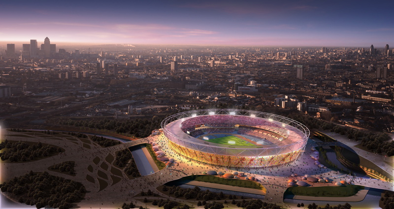 travel destinations, the city, Olympics 2012, building, no people, building exterior, cityscape, 4K, architecture, lights, Olympic stadium, built structure