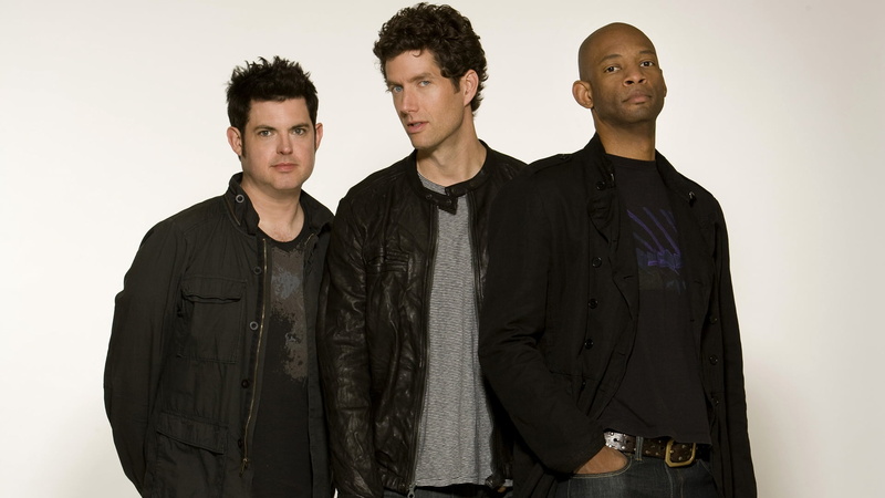 portrait, young adult, hands in pockets, haircut, jackets, belt, adult, front view, group of people, people, 1080P, black, better than ezra, studio shot