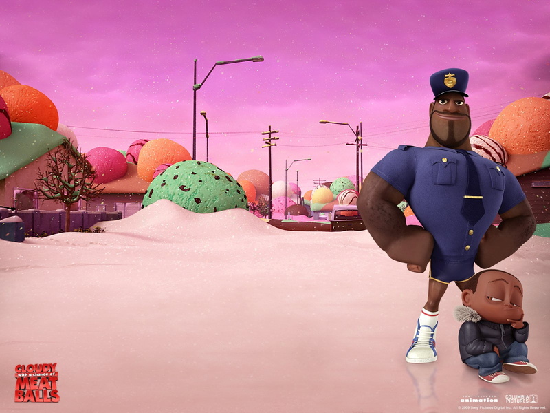 multi colored, art and craft, Cloudy With A Chance Of Meatballs, Earl Devereaux, pink color, toy, outdoors, doll, 720P, technology, full length, male likeness
