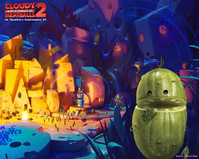 720P, cloudy with a chance of meatballs 2