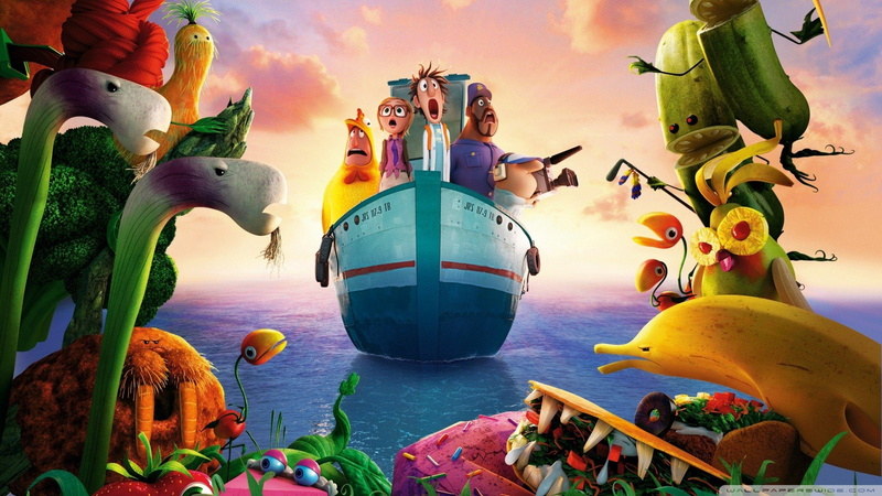 1080P, cloudy with a chance of meatballs 2
