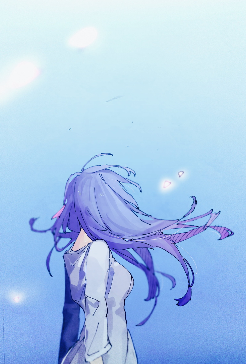 Fate/Stay Night, Matou Sakura, Fate Series, white dress, 2K, fate/stay night: heavens feel, anime girls, fan art, digital art, long hair, purple hair