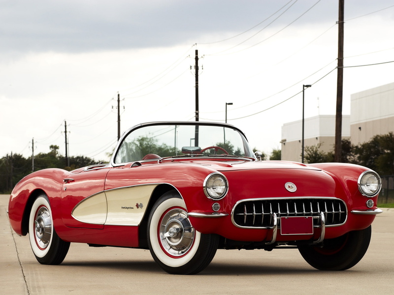corvette, muscle, supercar, c 1, fuel, 1080P, retro, injection, supercars, 1957, chevrolet