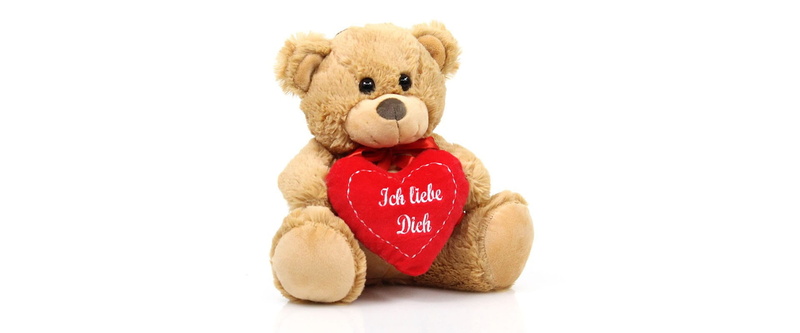 soft toy, heart, stuffed toy, teddy bear, toy, 1080P, indoors, cuddly, red, white background, love, emotion, toys, positive emotion, brown, communication