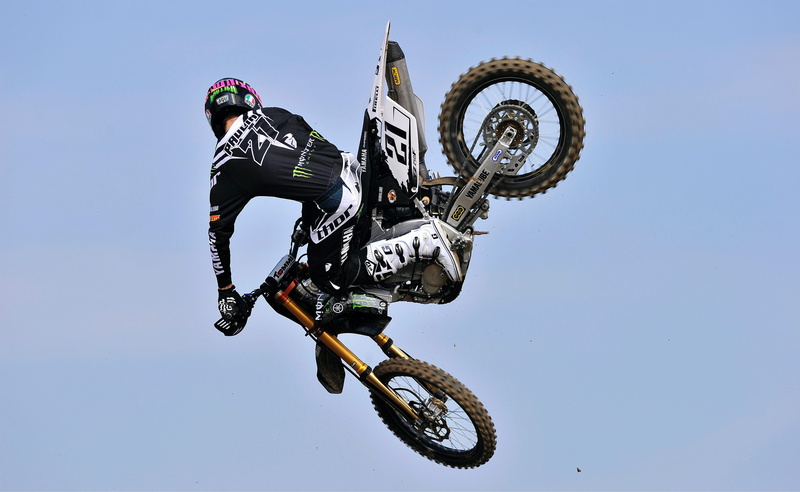 motorcycles, dirt, art, 4K, Dirt Bikes, hd, motocross, Yamaha, x, jump, bikes