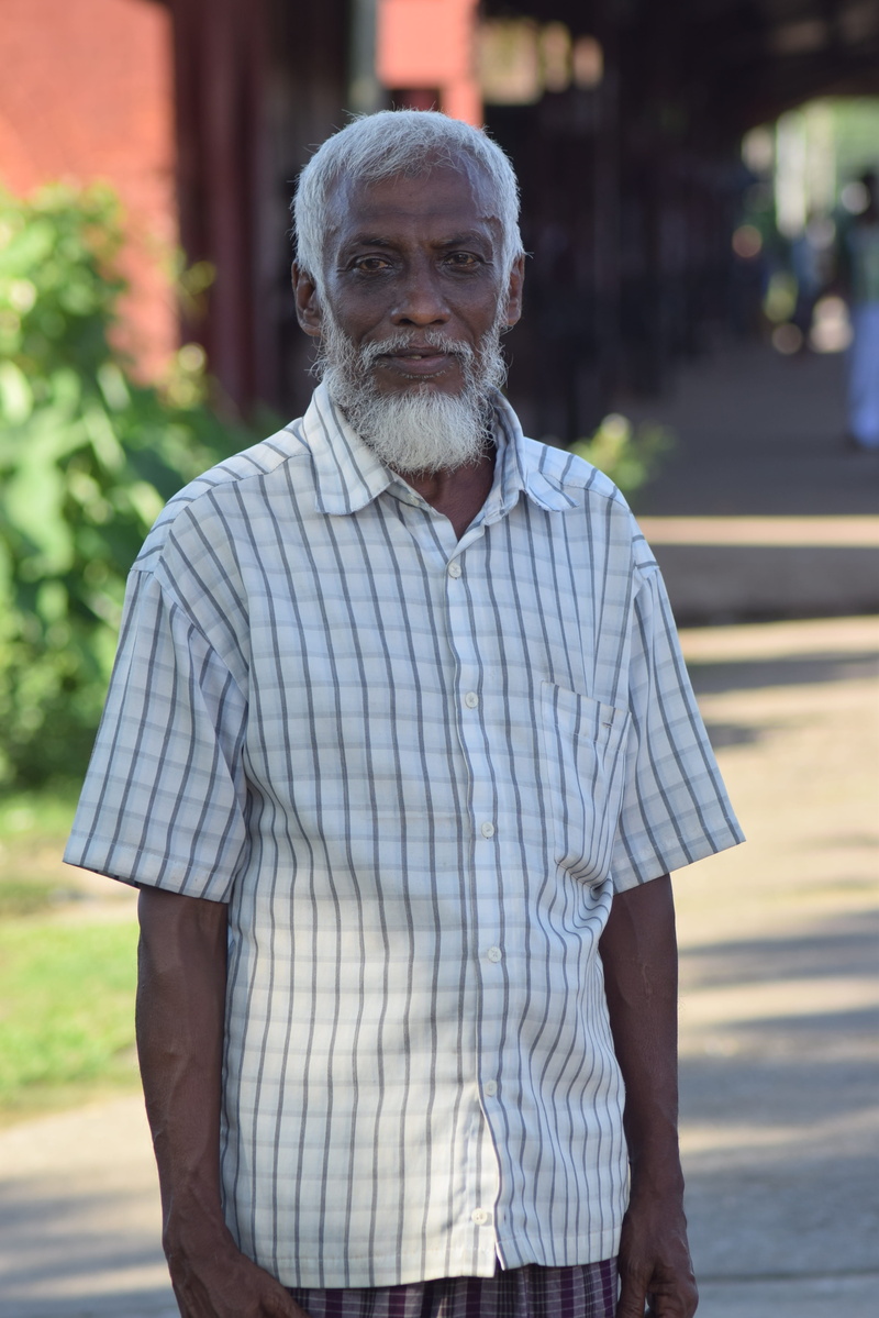 black, real people, grandfather, senior men, waist up, looking at camera, lifestyles, white, day, bangladesh, three quarter length, man, background, natural