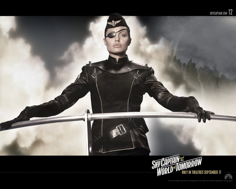 world, nature, angelina, captain, jolie, art, tomorrow, 720P, hd, Sky Captain and the World of Tomorrow, Angelina Jolie, sky