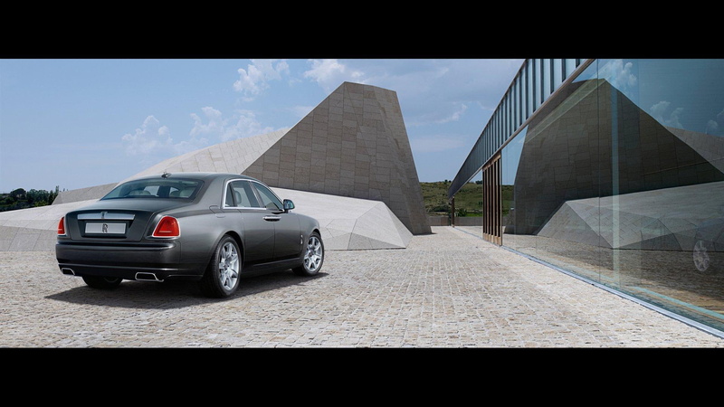 royce, v, ghost, rolls, building exterior, specification, road, built structure, nature, sky, architecture, cloud - sky, luxury, city, auto post production filter