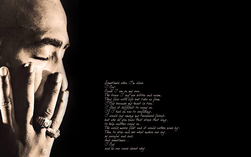 studio shot, Poems, portrait, 2pac, Light, contemplation, Fingers, depression - sadness, hand, 1080P, black background, adult, emotion, human face, dark