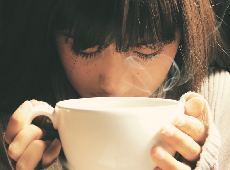 depression, poem, drinking, lifestyles, bangs, vintage, food and drink, coffee, ceramic, lonely, tea cup, white, melancholy, girl in white, sadness, mug