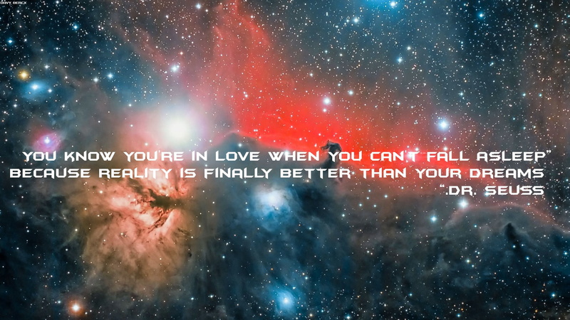 quote, love, galaxy, 1080P