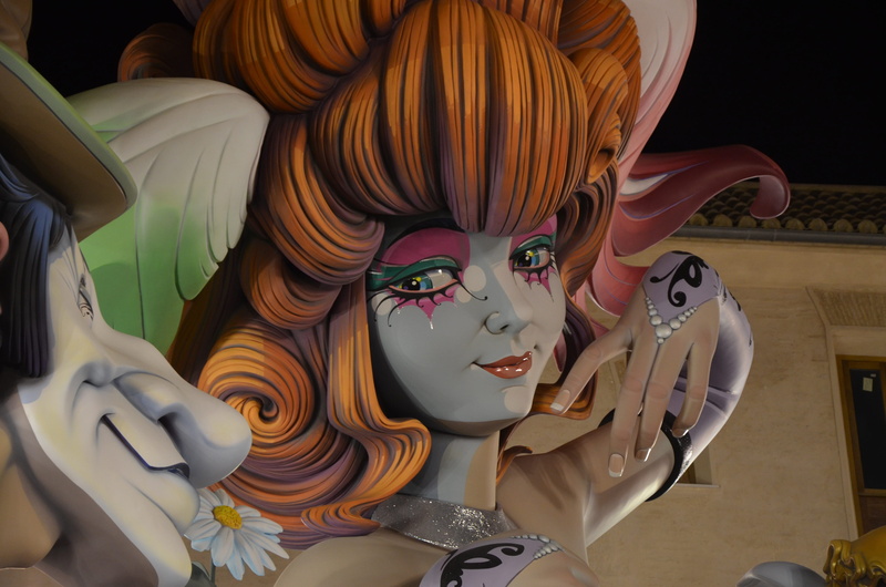 people, halloween, representation, day, carnival - celebration event, no people, Valencia, venetian mask, make-up, human representation, carnival, high angle view
